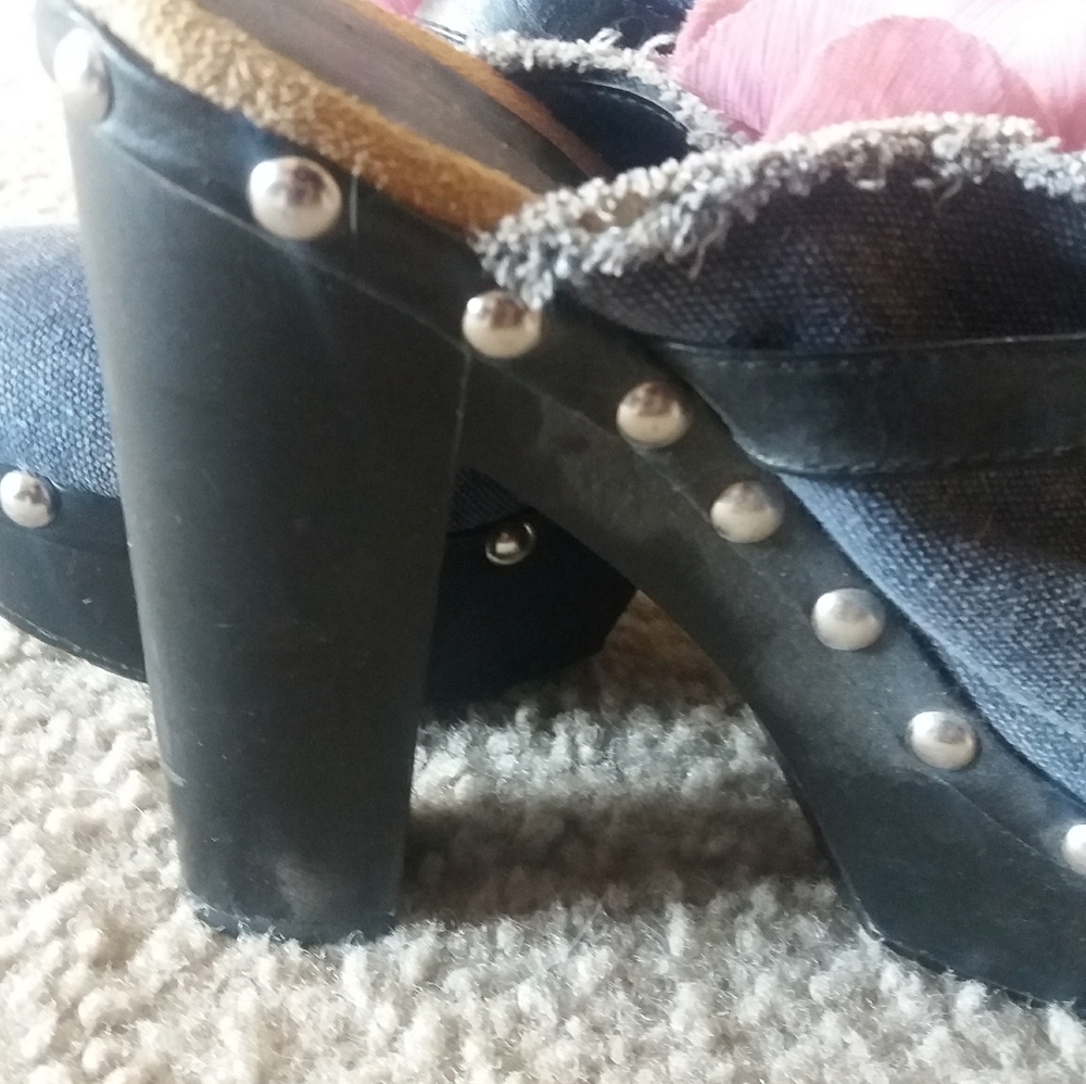 Denim clogs - Picture 7 of 8